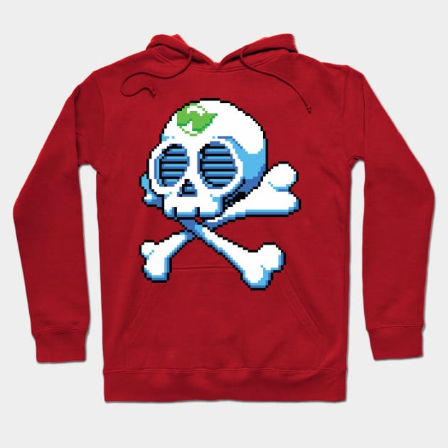 Mega Crossbones Hoodie by dann